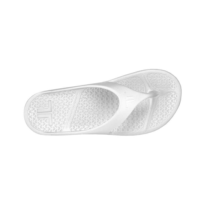 Telic Energy Flip Flop - Comfort Sandals for Men and Women | M (Women's 9/Men's 8) Snow White - Image 4